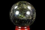Flashy Labradorite Sphere - Great Color Play #71810-1